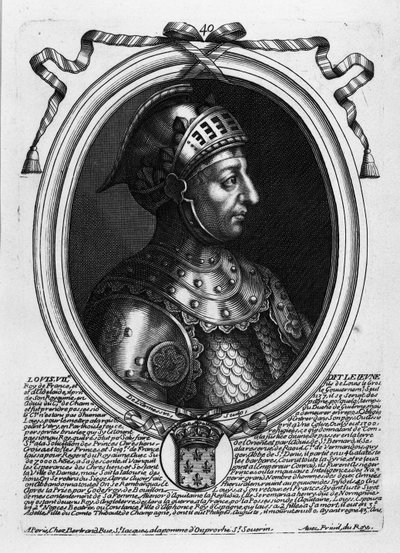 Louis VII the Young, King of France by Nicolas II de Larmessin